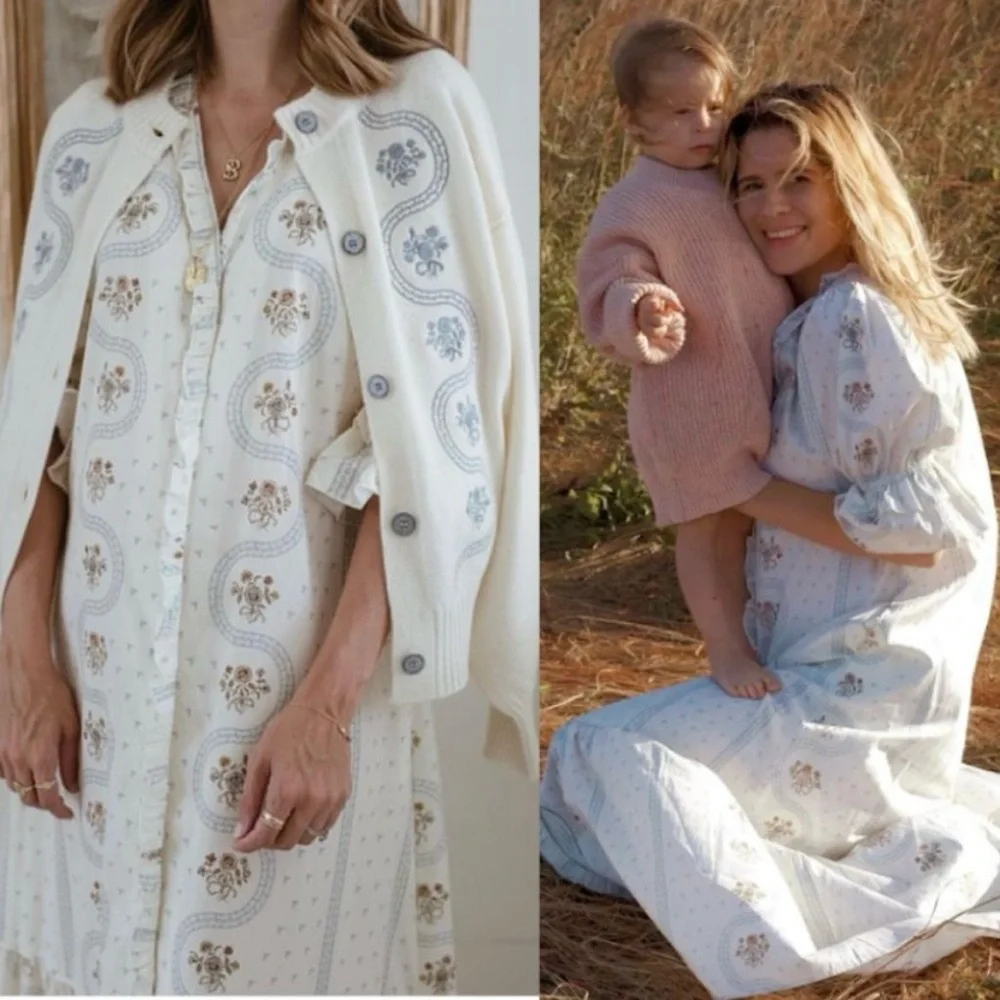 NWT Parterre Celia Dress in Lindel Julia Berolzheimer 4 Cottagecore - Picture 5 of 8